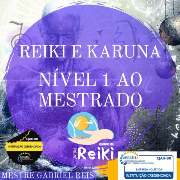 Curso de Reiki e Karuna Online - Nível 1 ao Mestrado