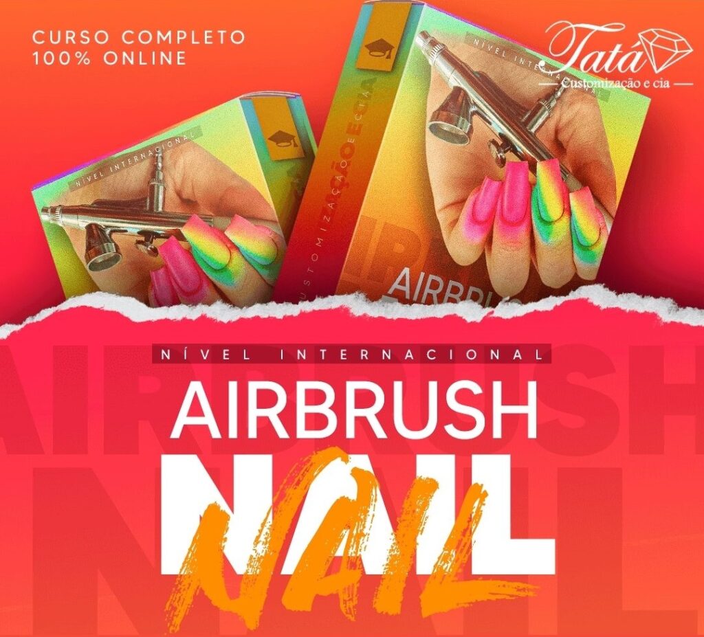 Curso Completo Airbrush Nail - Aerografia em Unhas