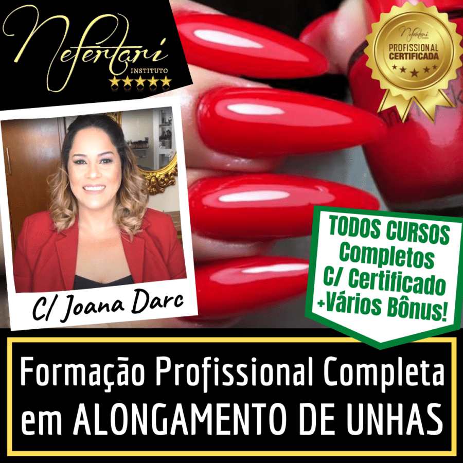 Formação Completa Nail Designer Profissional 18 Cursos