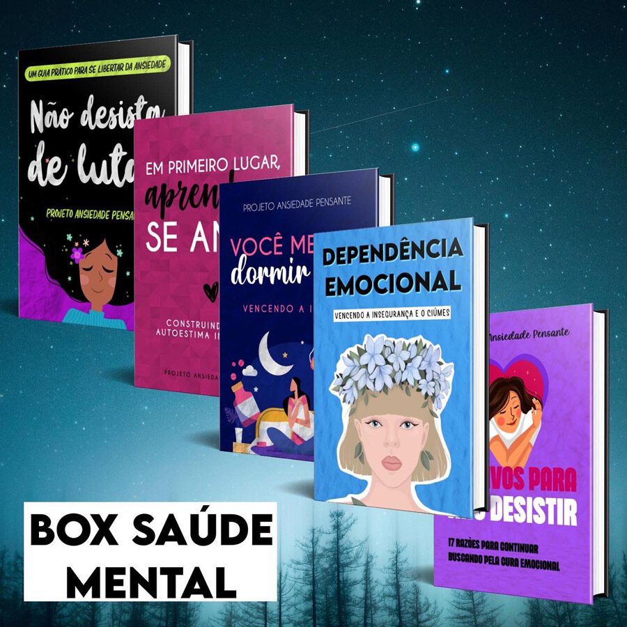 Box Saúde Mental - 5 E-books Inéditos
