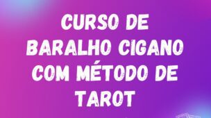 Curso de baralho cigano com metodologia de Tarot - Meditação e Tarot