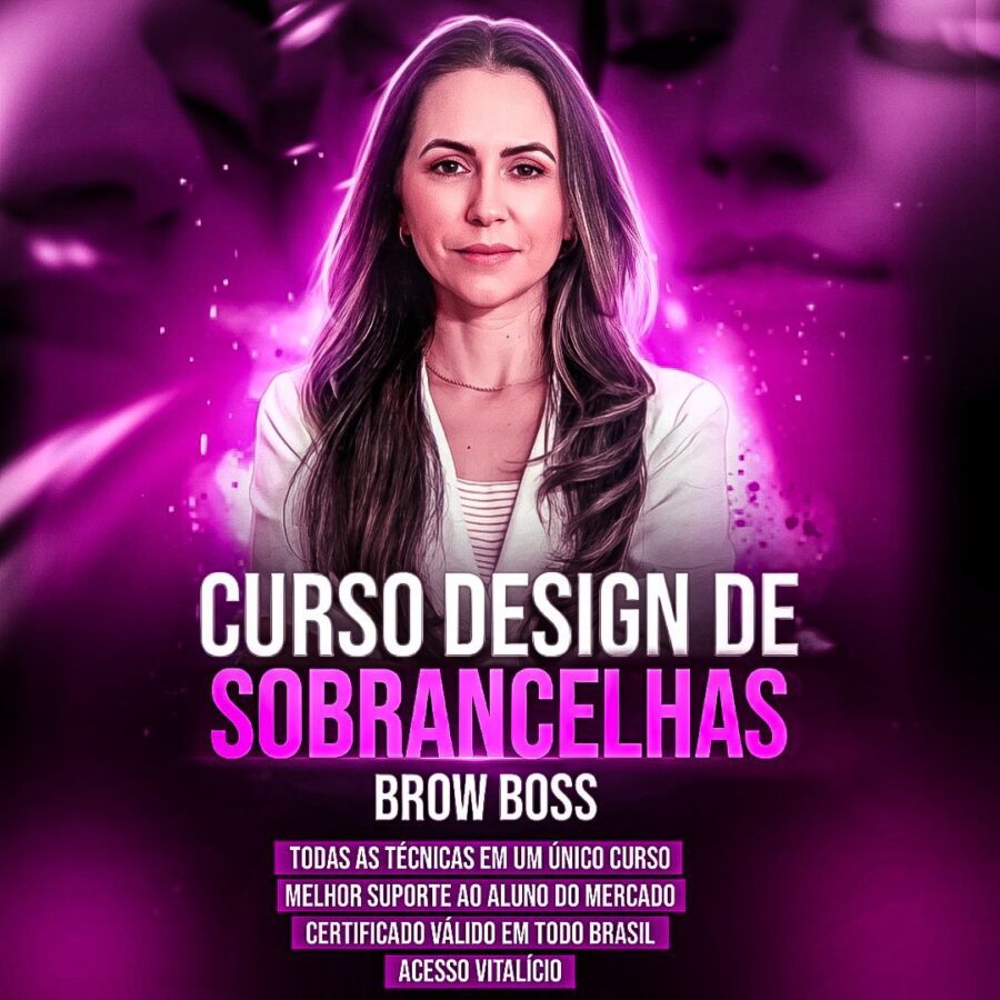Curso  Design de Sobrancelhas Brow Boss - Curso Sandra Mayer