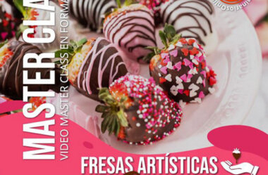 Fresas Artísticas con Chocolate