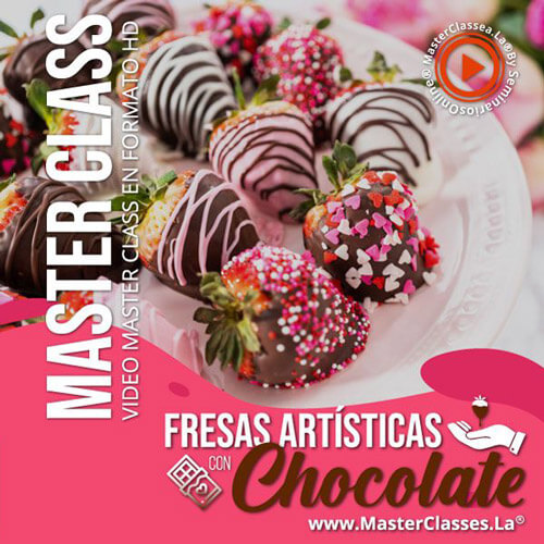 Fresas Artísticas con Chocolate