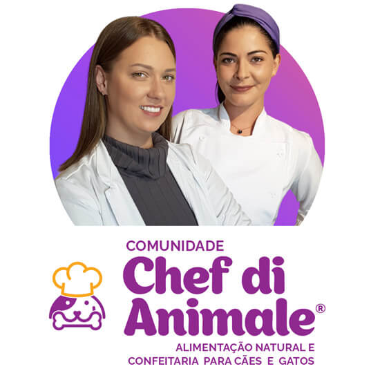 Comunidade Chef di Animale de Alimentação Natural e Confeitaria para Cães e Gatos