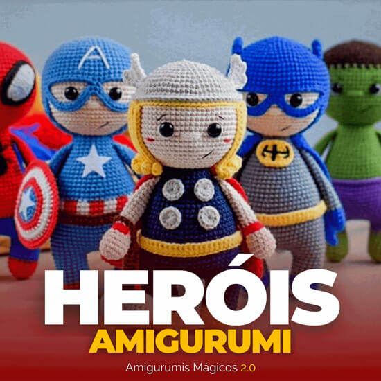 Heróis Amigurumi Receitas Passo a Passo Download