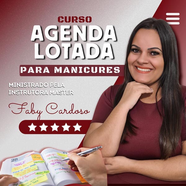 Manicure Agenda Lotada - Master Faby Cardoso
