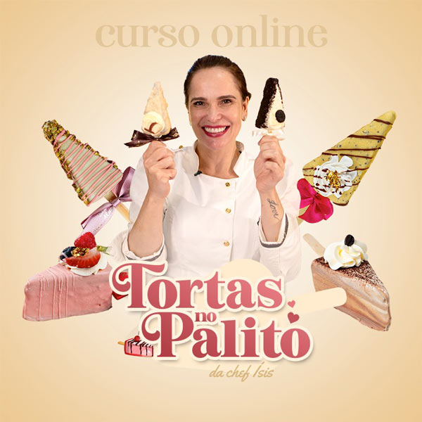 Tortas no Palito Curso Isis Alvarez