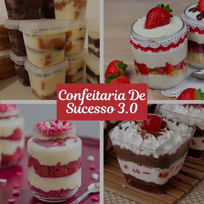 Confeitaria de Sucesso 3.0: Curso Completo para Confeiteiras


