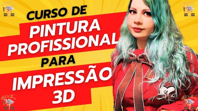 Curso de Pintura Profissional para Impressão 3D Nayara Sama
